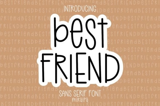 Best Friend Font